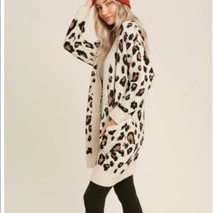 Leopard cardigan